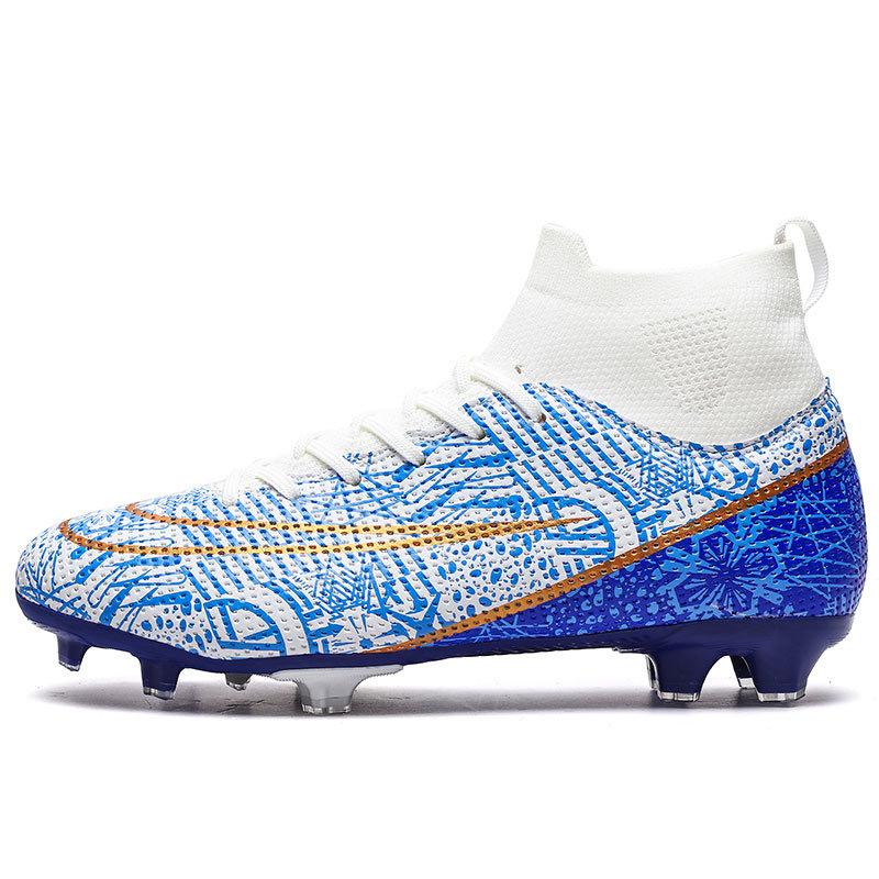 New Low-top Men's and Women's AG Long Nails Competition Football Shoes TF Broken Nails Children's Outdoor Sports Grass Football Shoes