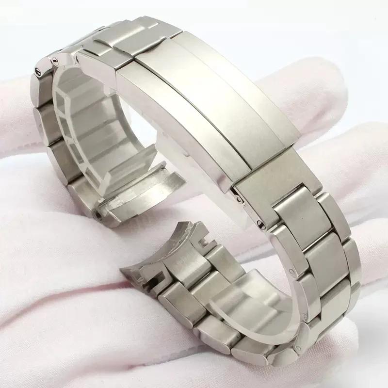 Watch Bracelet for Rolex Explorer Ditongna Diver the Green Black Water Ghost King Accessory 20mm 904L Solid Steel Watch Chain