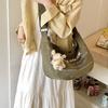 Letter print canvas bag for women2026Spring new trendy fashi tote bag for students, large capacity crossbody bag for school