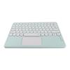 Touch Wireless Keyboard Round Keycaps Ergonomic Design Ultra Thin Smart Touch Wireless Keyboard for Tablets Laptops
