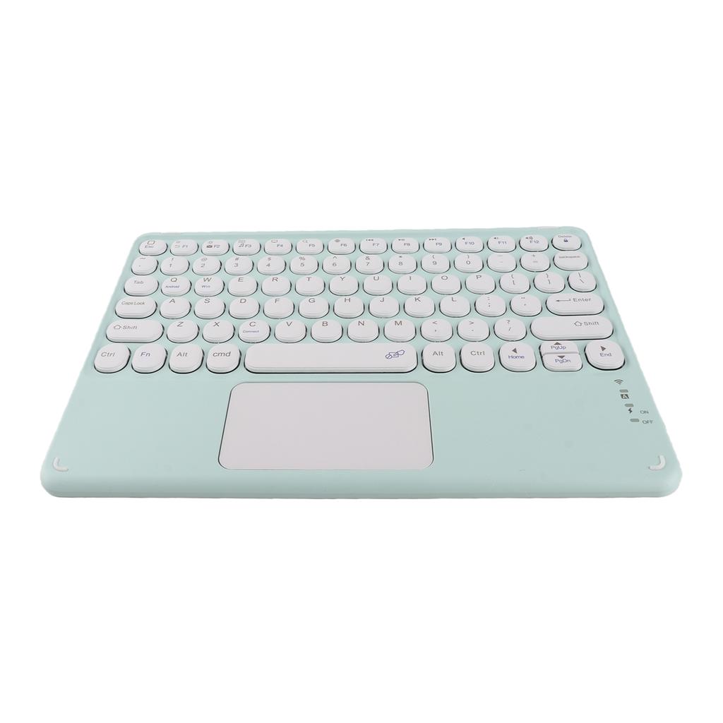 Touch Wireless Keyboard Round Keycaps Ergonomic Design Ultra Thin Smart Touch Wireless Keyboard for Tablets Laptops