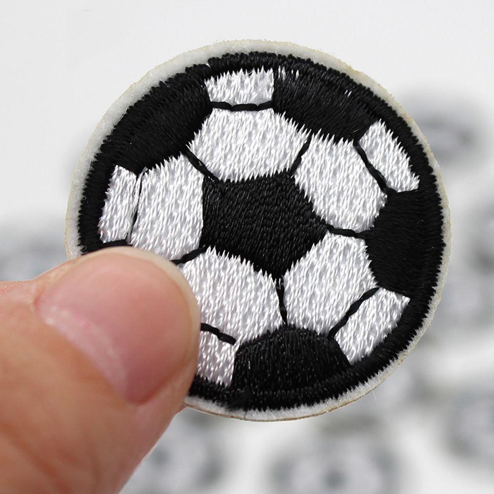 Embroidered Stick On Football Handmade Stickers Clothes Patches Jeans Decor