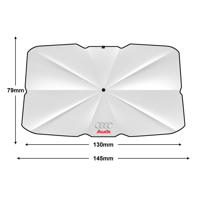 Car Sunshade Umbrella Windshield Folding Front Parasol Umbrella Type Sun Shade for Audi A3 A4 B5 B6 A3 8P 8V 8L A5 A6 C6 C5 A1 A7 A8 Q2 Q3 TT RS3 RS4
