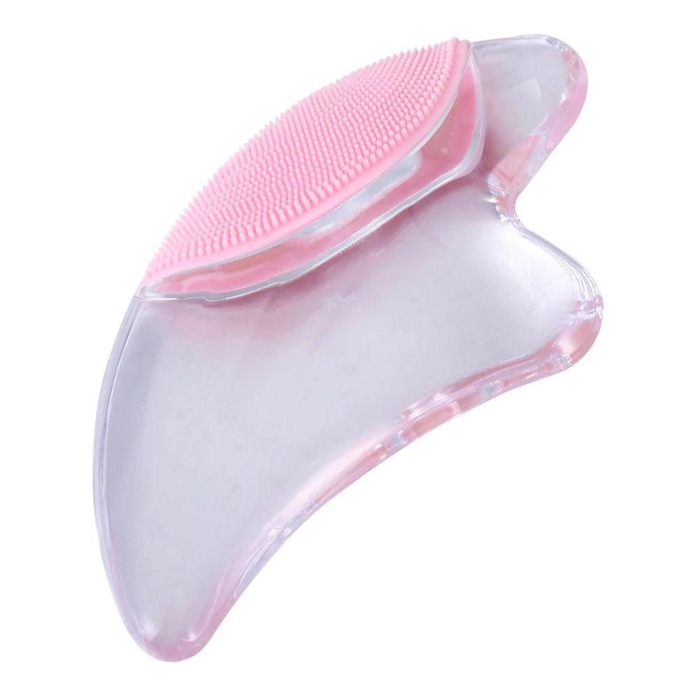 Wrinkle Removal Facial Massage Scraper Transparent Resin Facial Guasha Massager  Skin Care