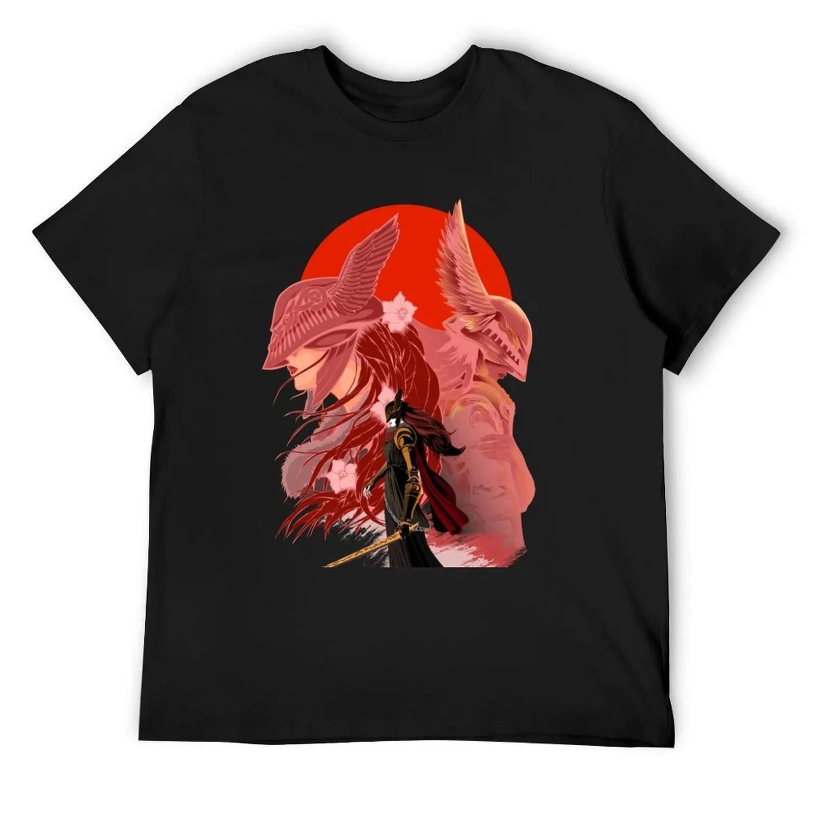2025 Malenia The Goddess Blade Premium Women s and Men s T-Shirt Plus Sizes Cute Tops Blanks Summer Cotton Oversized T Shirt XXXXXL разноцветный