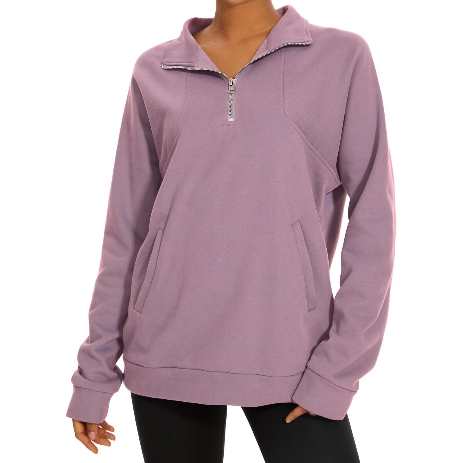 

Топы для женщин, пуловеры с длинными рукавами, повседневные рубашки, топ XS фиолетовый