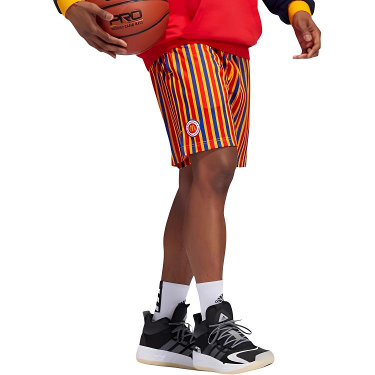 adidas X Eric Emanuel Pantaloncini da Gioco McDonalds All American Giallo/Giallo Atletico Uomo Streetwear HB0737