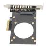 SSD Expansion Card PCIe X4 To NVME Riser Card Hollow Design Good Heat Dissipation for OS X for Win