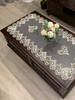 Tablecloth Rectangle Table Cloth European Embroidered Coffee Table Cover Table Western Tea flower Solid Color Fabric Lace Book for Home