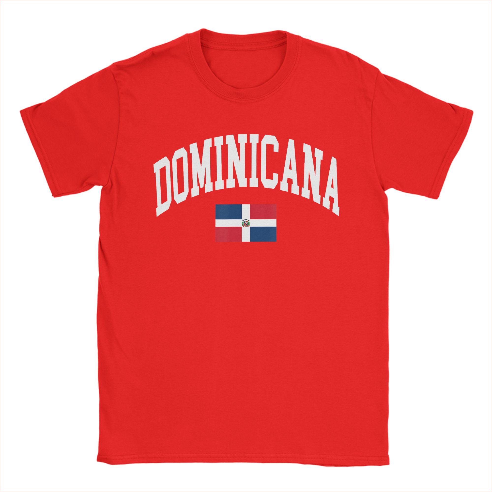 Dominican Republic Dominicana Flag Graphic TShirt Summer Cotton T Shirts For Unisex Fashion Tee Shirt ShortSleeve Clothes S