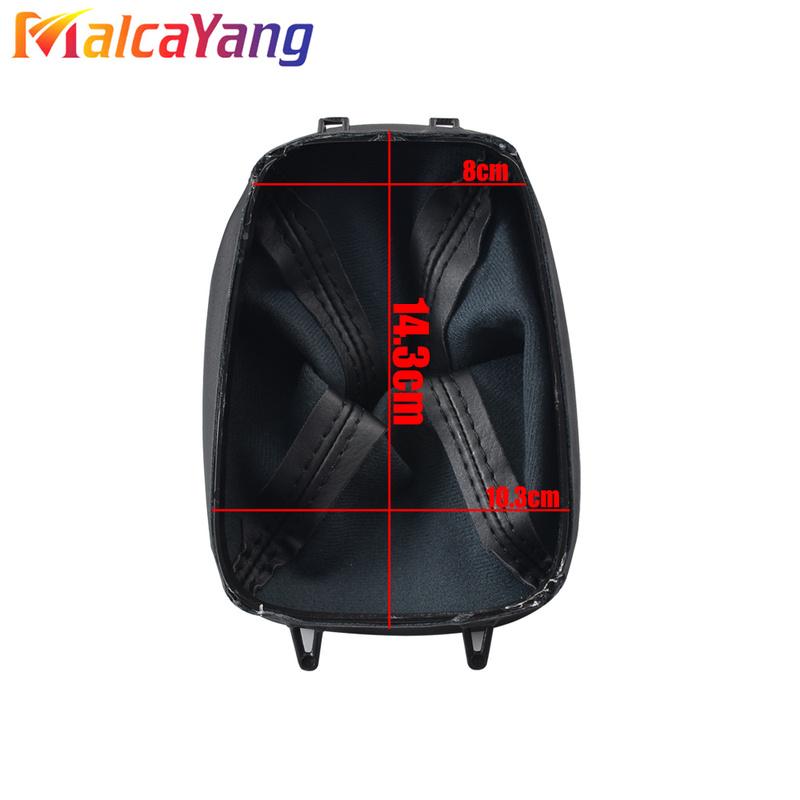 PU Leather Gear Stick Shift Shifter Knob Cover Boot Gaiter For SAAB 93 9-3 SS 2003-2012 car styling