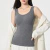 Navava Women Warm Inner Sleeveless Shirt With Built In Cap Nt3188