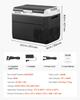 12 Volt Car Refrigerator, 30L Car Fridge, Portable Electric Cooler with -20 to 20 Adjustable Temperature, 12/24V DC and 100- 240V AC Compressor