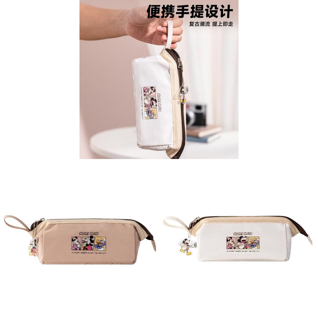 Mickey Mouse And Donald Duck Organizer With Polyester Material For Kids School Supplies