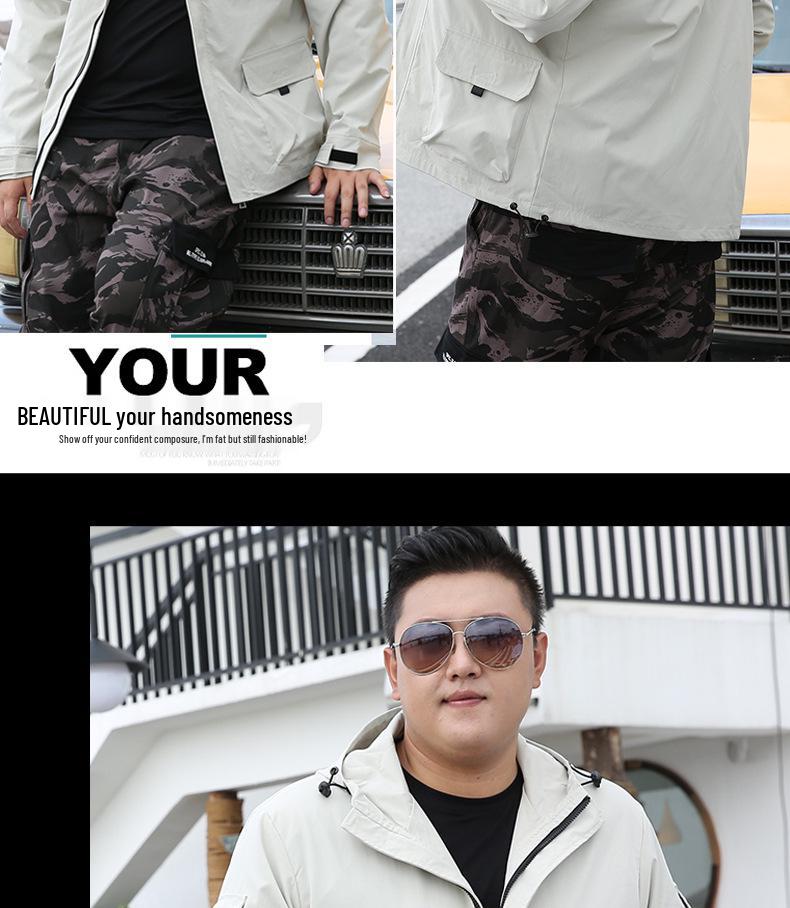 Pánská módní pracovní bunda nadměrné velikosti na jaro/podzim 2019