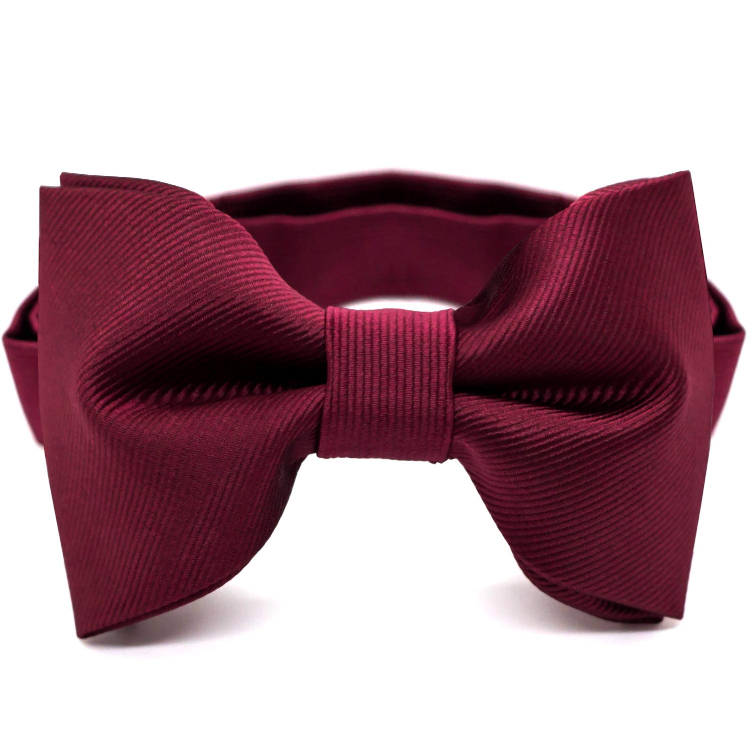 

[WANDM] Bow Tie, Plain Grosgrain, Wine Red
