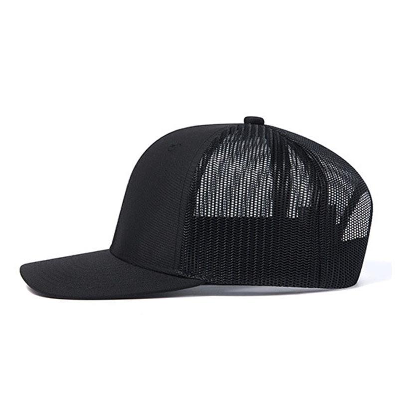 Cotton Mesh Truck Driver Cap With Wide Brim Sunshade For Summer Outdoor Activities