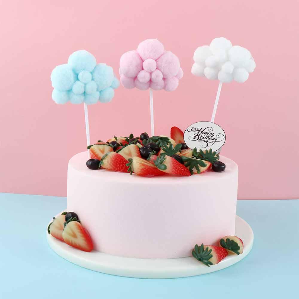 

Подходит для мальчиков и девочек Happy Party DIY торт Топпер украшение для торта Декор для вечеринки Облака Топпер