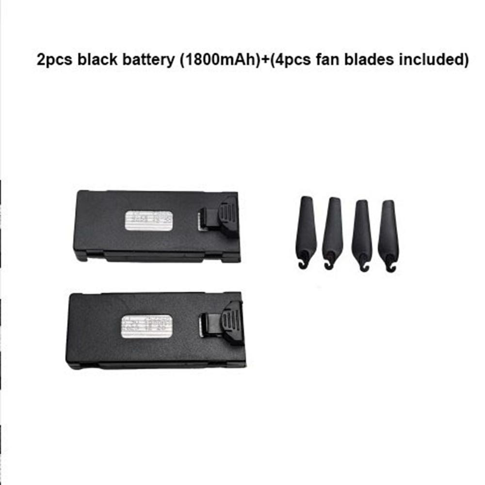 Fekete Lítium Akkumulátor E88 e88PRO E99 E525 S89 Drón Alkatrészek Kiegészítők