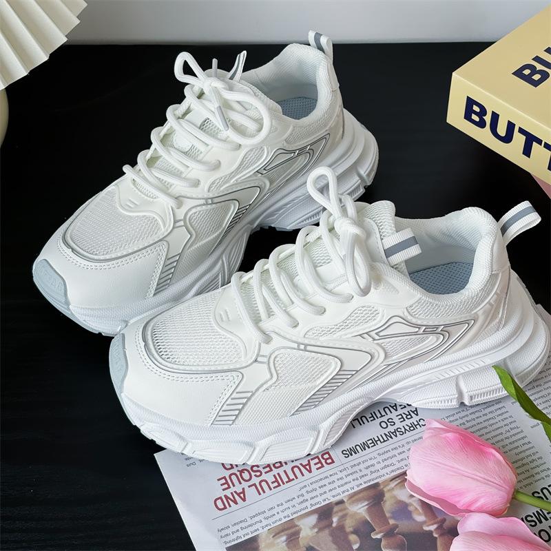 

Mesh breathable little white shoes women s summer 2025 new versatile net shoes women s shoes muffin casual thick baseplate shoes 35