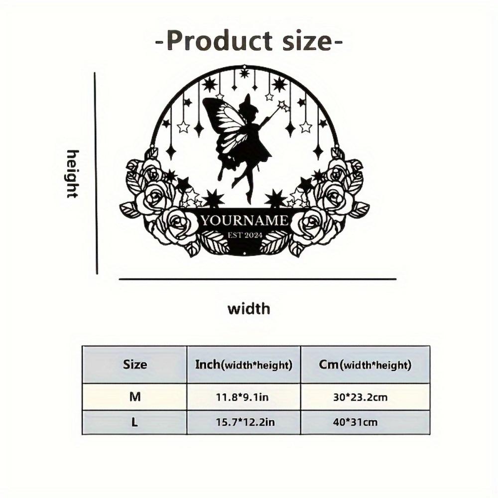 Персонализированное космическое металлическое настенное искусство На заказ Имя Футуристический декор 30cm
