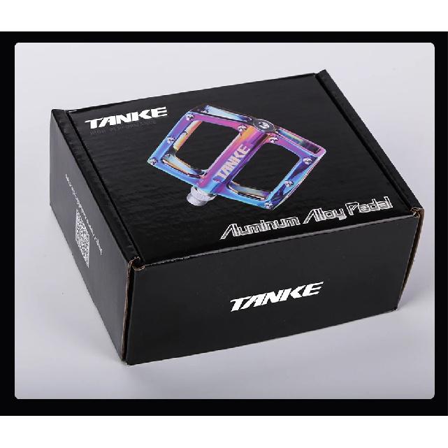bicycle pedals TANKE TP-20 ultralight aluminum alloy colorful hollow anti-skid bearing mountain bike accessories MTB foot pedals