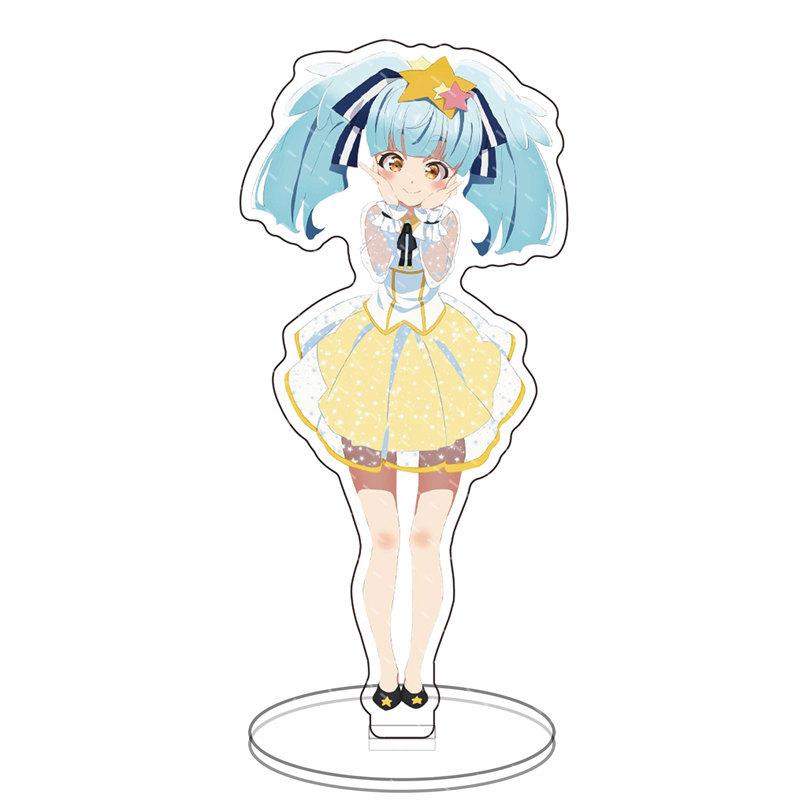 ZOMBIE LAND SAGA Two Sided Acrylic Stand Figures Model Plate Hoshikawa Lily Minamoto Sakura Standing Sign Desk Decor