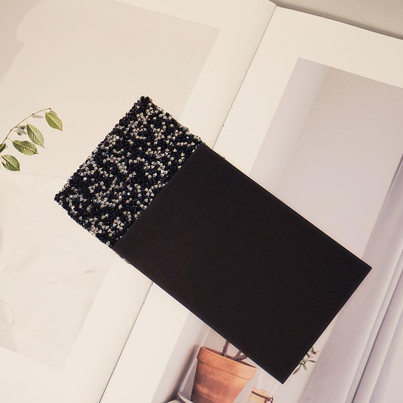 Taschentuch im Retro-Stil mit feinem Glitzer-Design für formelle Hochzeitsanlässe