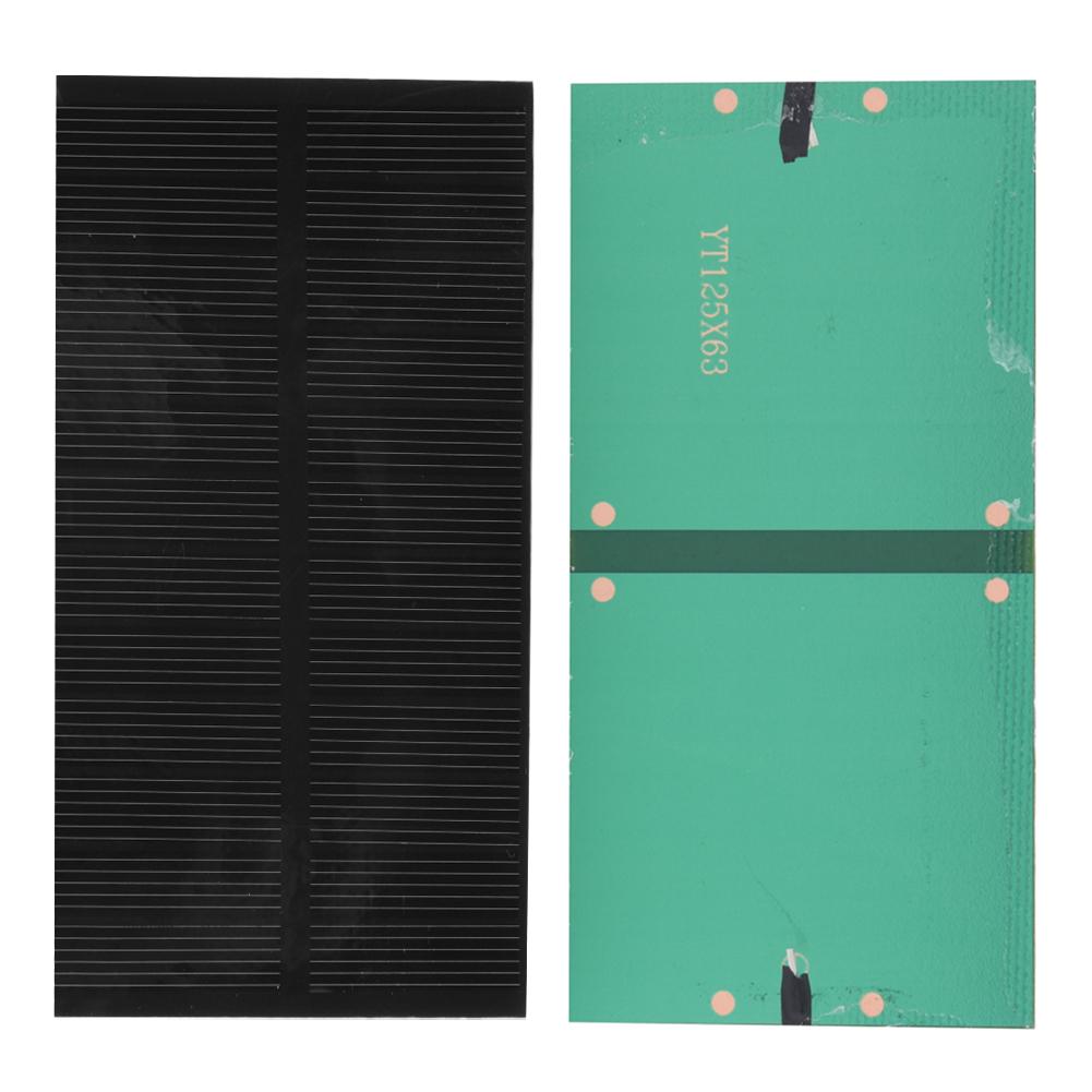 1W 6V DIY Safety Solar Power Charging Panel High Quality Monocrystalline Silicon