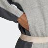 Adidas Cropped Coats Women's Medium Heather Gray Hooded Moderate HZ9668