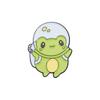 Stylish Cartoon Brooch Pin In Alloy With Fun Space Elements For Fashionable Accessorizing