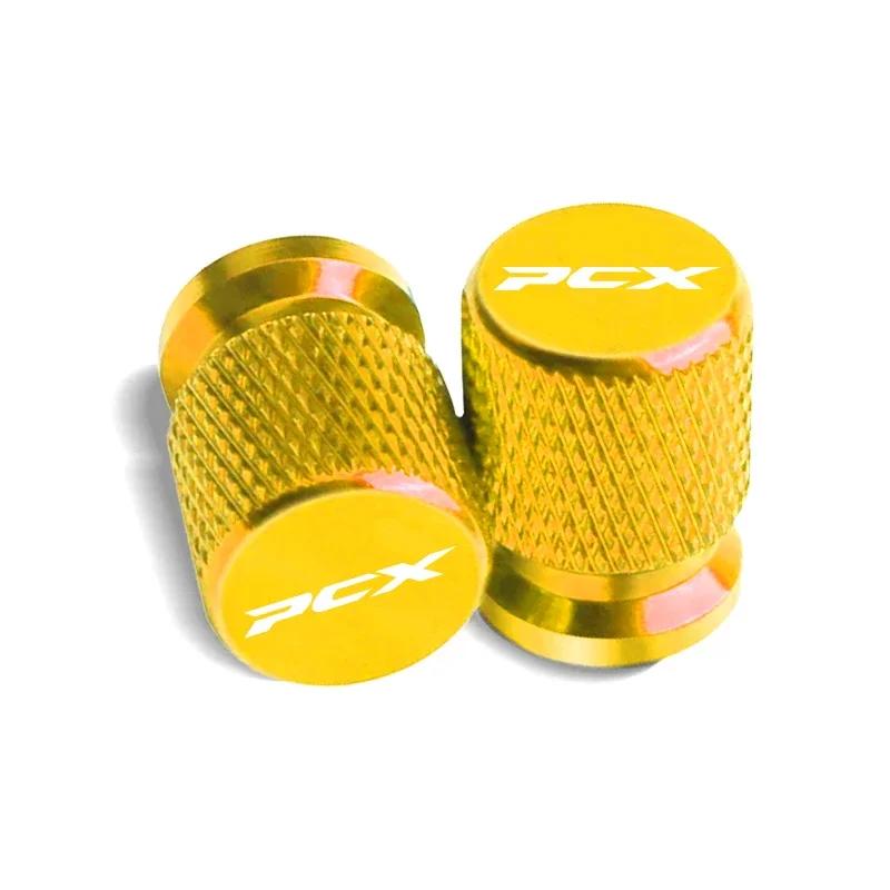 New Motorcycle CNC Aluminum Tire Valve Air Port Stem Cover Caps 2 Pcs For HONDA PCX 125 150 160 PCX125 PCX150 PCX160 Accessories