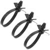 10pcs/set Wire Harness Fastener Car Wire Organizers Cable Clamp Clips Cable Ties Management For Car Corrugated Pipe