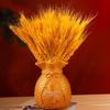Golden Barley Ear Faux Flower Arrangement for Home Decor - Perfect for Living Room, Dining Table, Weddings & Special Occasions