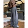 Men S Loose Straight Twill Casual Long Pants Plus Size Spring Autumn Trousers