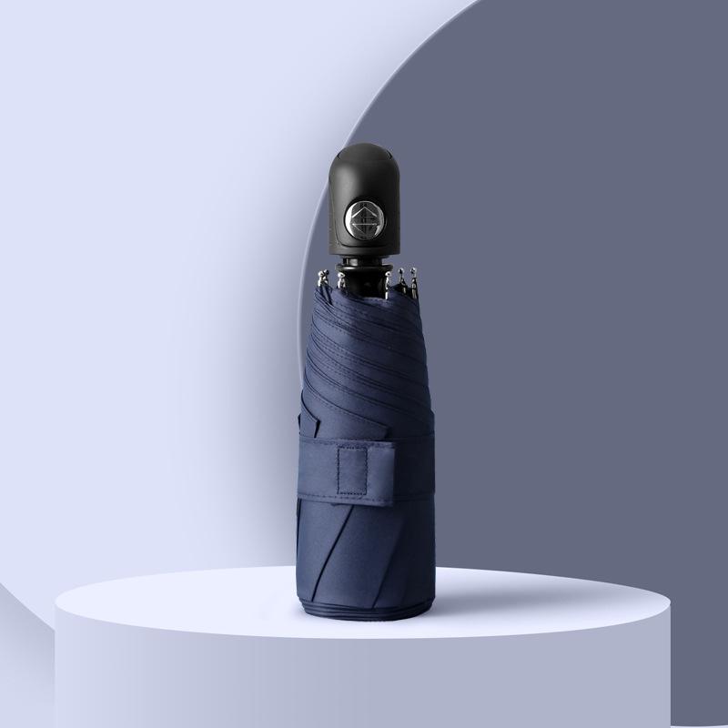 Lightweight Windproof Automatic Mini Umbrella Portable Compact for Travel for Sun Rain Business Gift UV Resistant Hanging