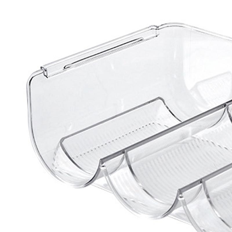 Wine Organizer Stackable Plastic Transparent Water Bear Bottle Holder Rack for Home Display 3