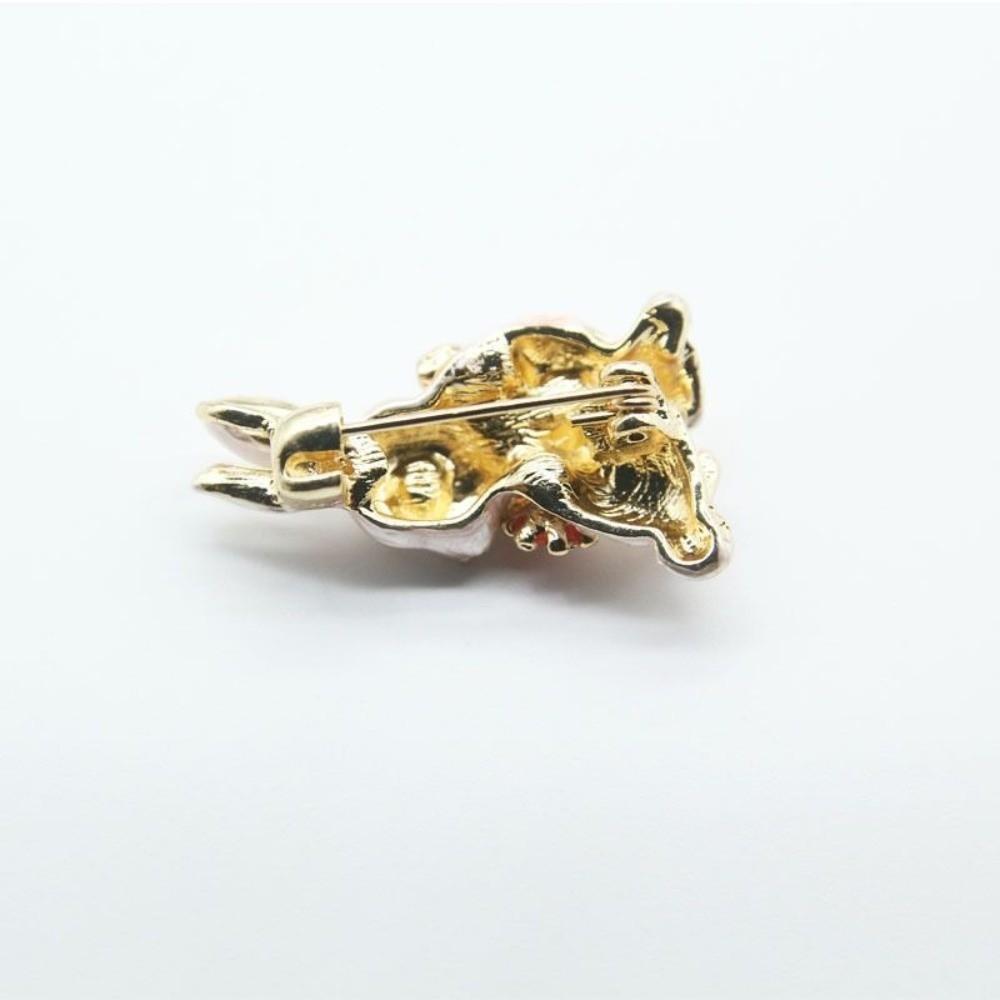 Elegant Animal Brooch Vintage Easter Enamel Pin Fashion Rabbit Brooch  Collection