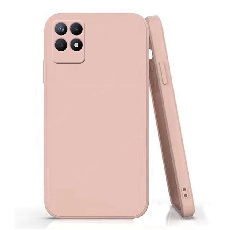 For Cover OPPO Realme 8i Case For OPPO Realme 8i Capas Shockproof Phone Back Liquid Silicone TPU Soft Cover For Realme 8i Fundas