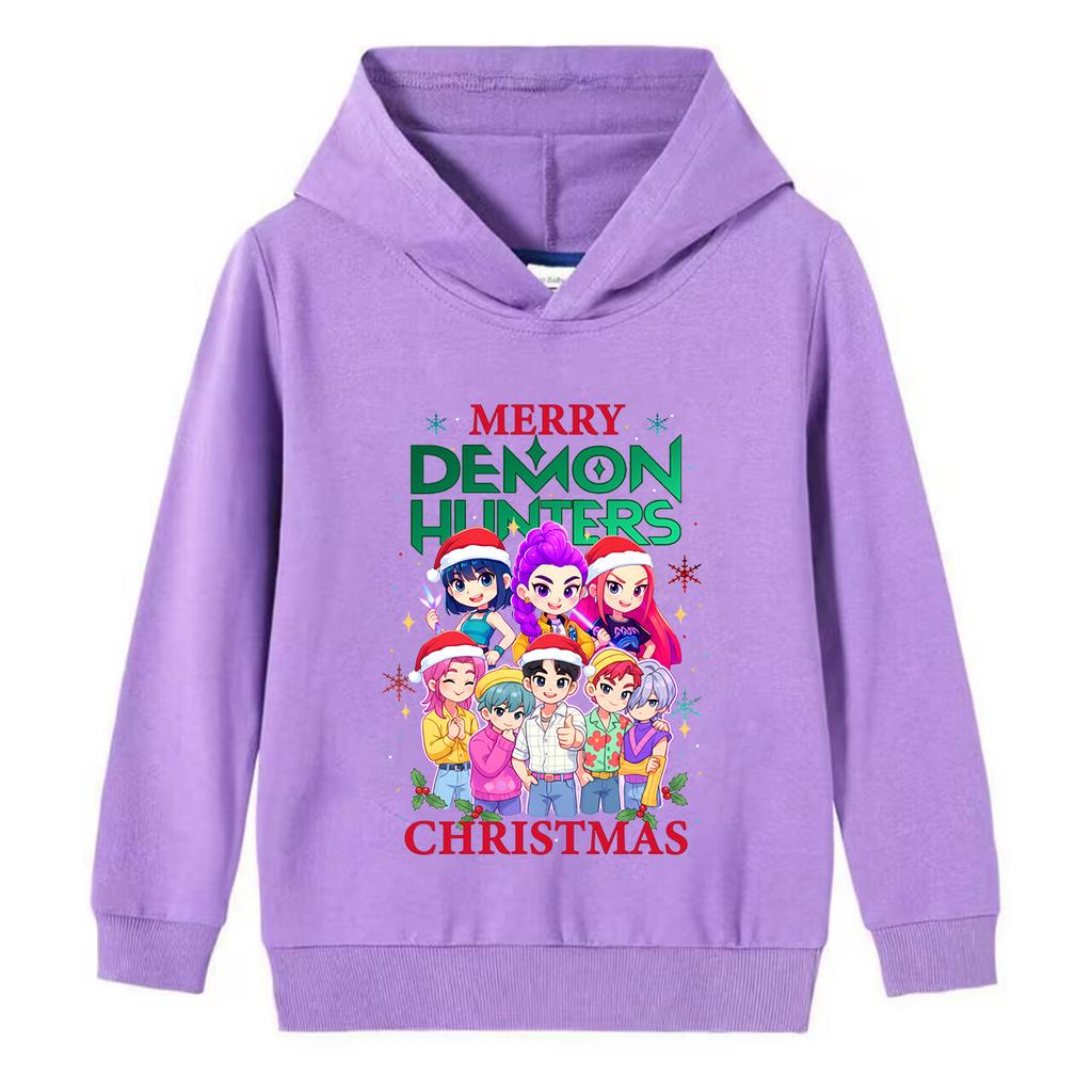 Frohe Weihnachten! Hexenjagd Mädchen und Jungen Kapuzenpullover, Neuartiger Weihnachts-Pullover, Feiertags-Pullover, Sweatshirt