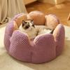 Cactus Flower Shape Dog Cat Bed Warm Cute Kitten Lounger Cushions Cat House Very Soft Small Dog Bed Washable Cats Beds