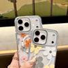 Stereoscopic Flowers Floral Clear Case For iPhone 17 Pro Max Air 16 15 Pro Max For Magsafe Wireless Charging Hard Cover Bumper