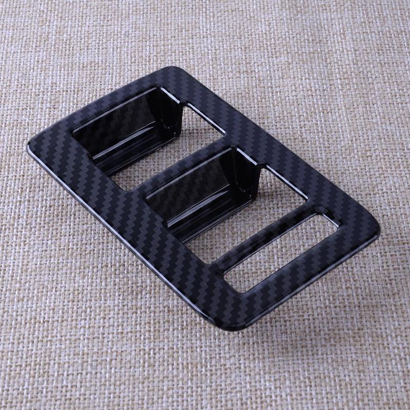Carbon Fiber Style Window Switch Trim Cover Frame Fit For Ford Bronco