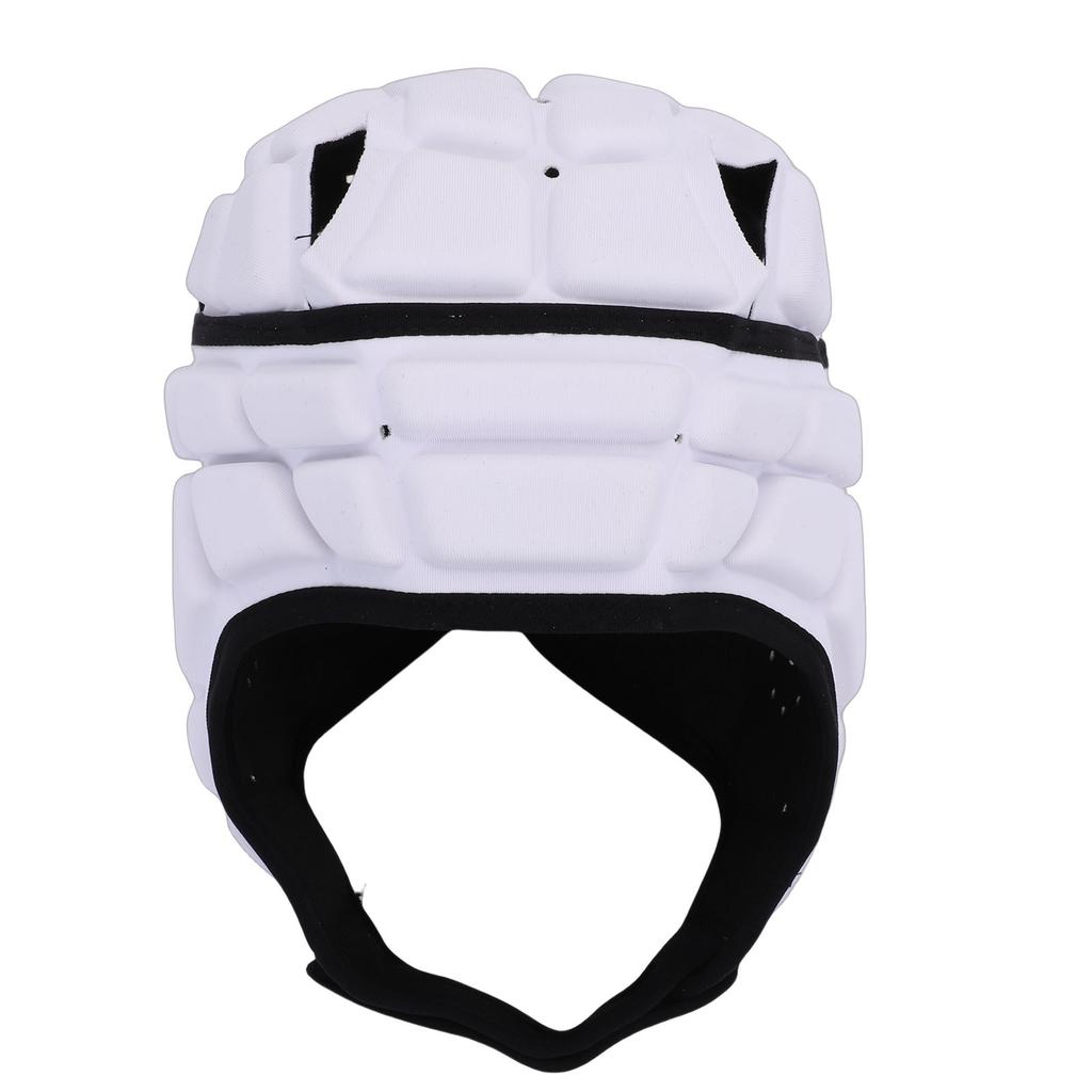 Soft Shell Helm für Erwachsene EVA-Schwamm Verstellbar Atmungsaktiv Flag Football Helm Rugby Gepolsterte Kopfbedeckung für Fußball