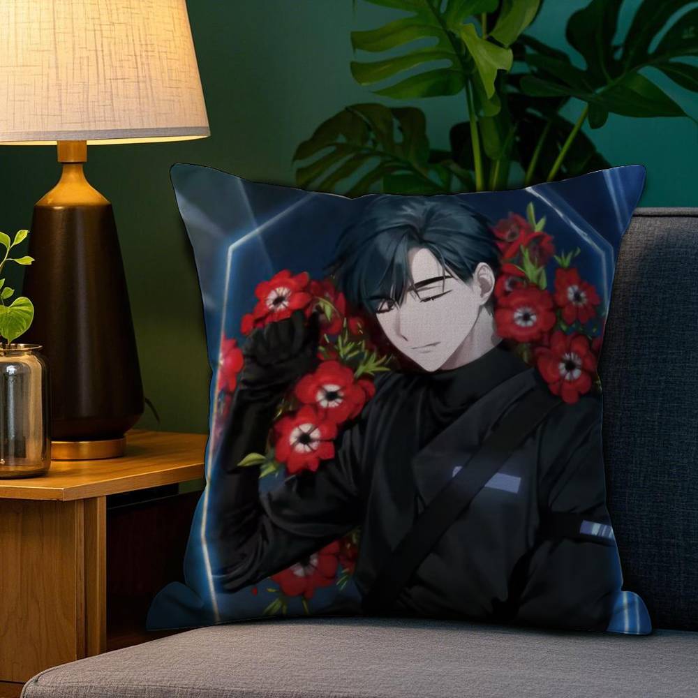 Anime A-Alien S-Stage Ivan Pillow Case Sofa Living Room Bedroom Double-Sided Printing Square Cushion Nap Time Pillow Case