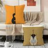 Abstract Quirky Musical Note Pillow Case Pillowcase, Double-Sided Printed, Sofa Cushion, Bedroom Headboard Pillow