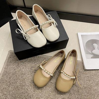 Mary Jane Schuhe mit Rock weichsohlige Doudou Schuhe 2025 Herbst und Sommer neu spätabendliche Brise sanfte Schuhe flache Einzelschuhe Damen