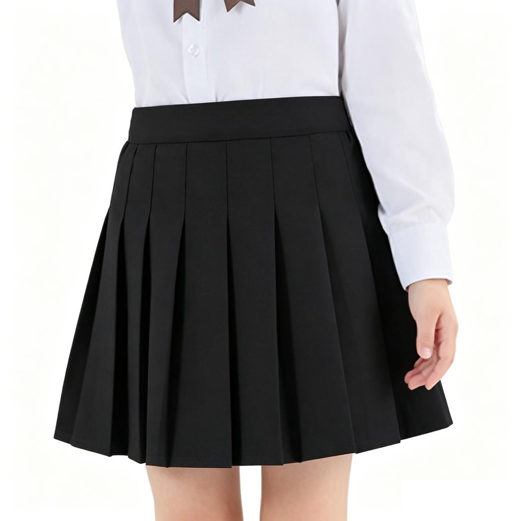 Girls Pleated Skirt Casual School Uniform Skirt for Kids