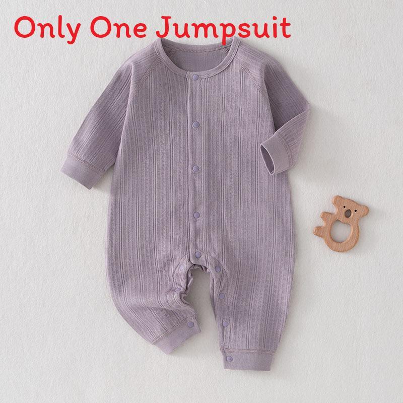 Newborn Cotton Knit Romper With Detachable Hood For Baby Boys And Girls