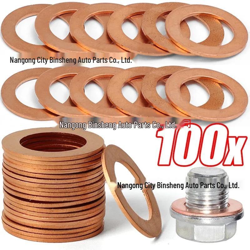 Drain Plug Washer Gasket for Honda Accord, Civic, CR-V, CR-Z, HR-V & Acura (Part: 94109-14000)